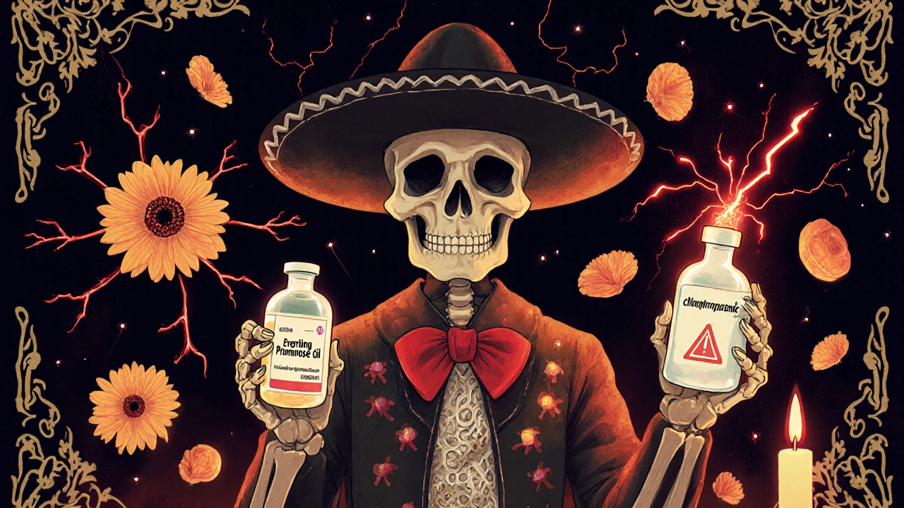 Evening Primrose Oil and Seizure Risk: What You Need to Know About Antipsychotic Interactions